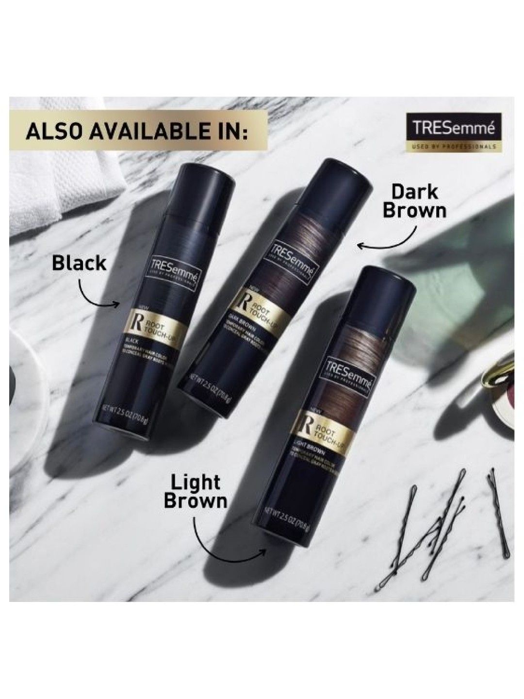 TRESemmé Root Touch-up Spray for Dark Brown Hair (70.8g) (No Color- Image 3)