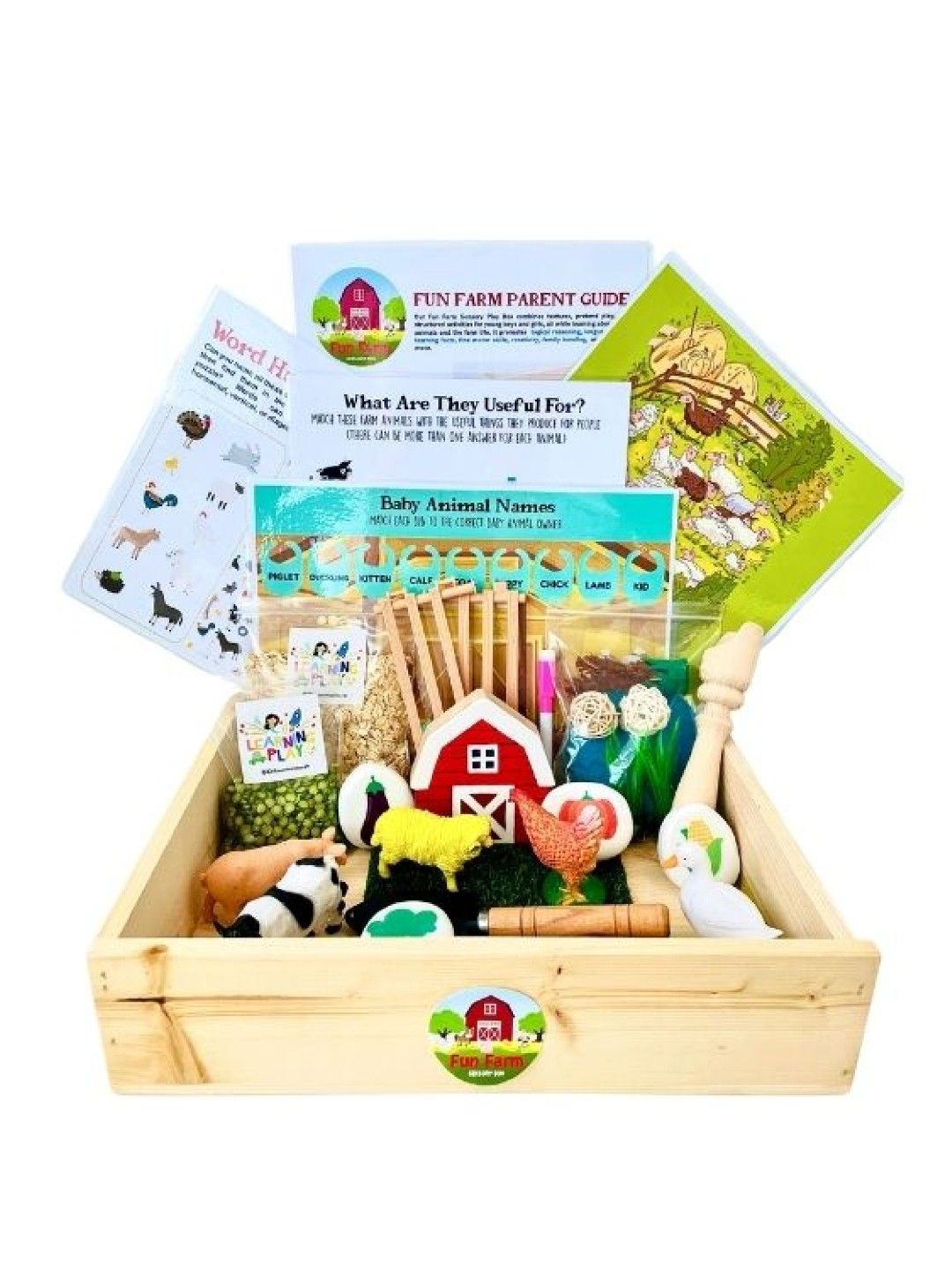 Learning Play Fun Farm Sensory Play Box (No Color- Image 3)