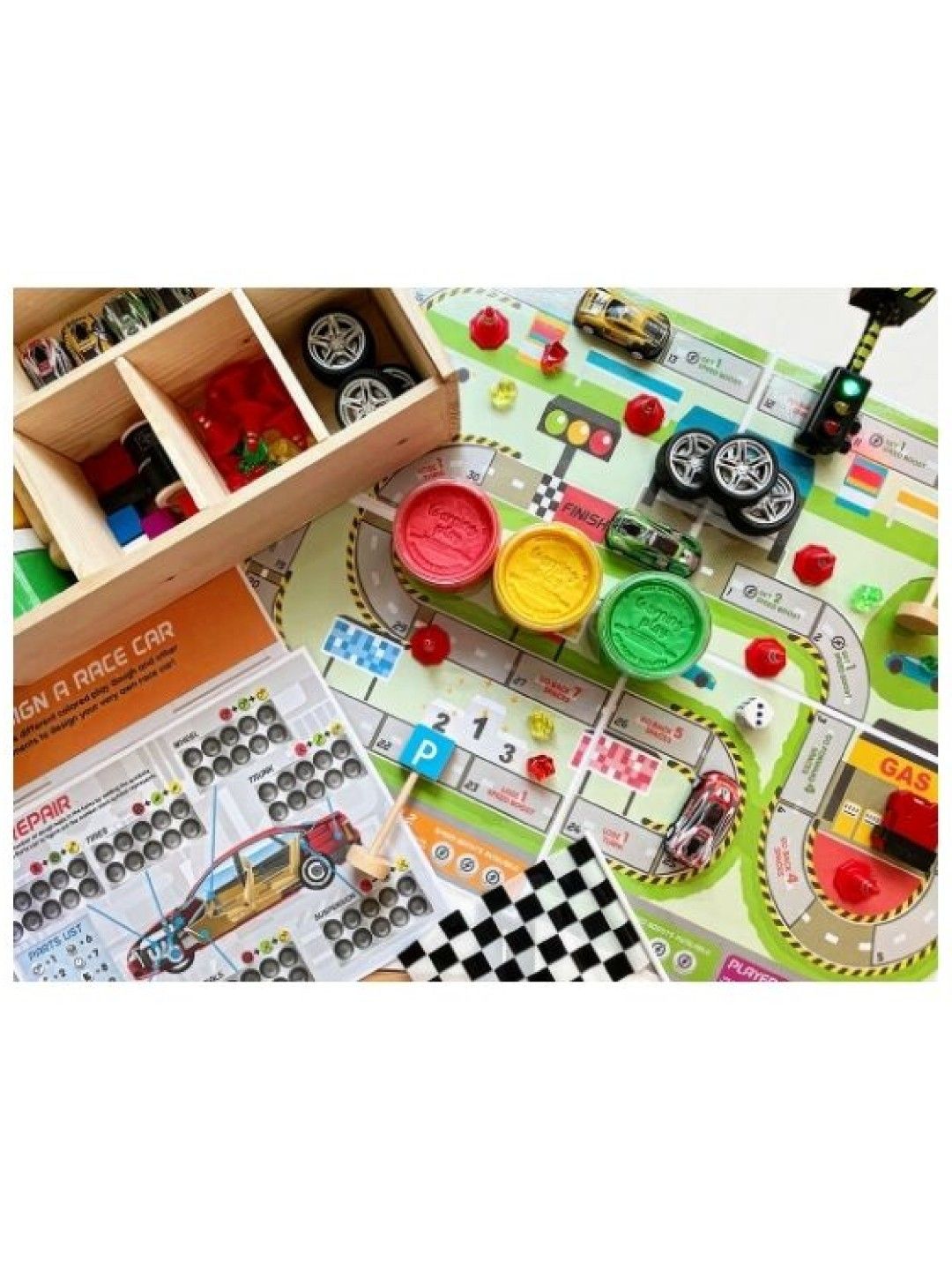 Learning Play Racer Land Play Dough Box (No Color- Image 3)