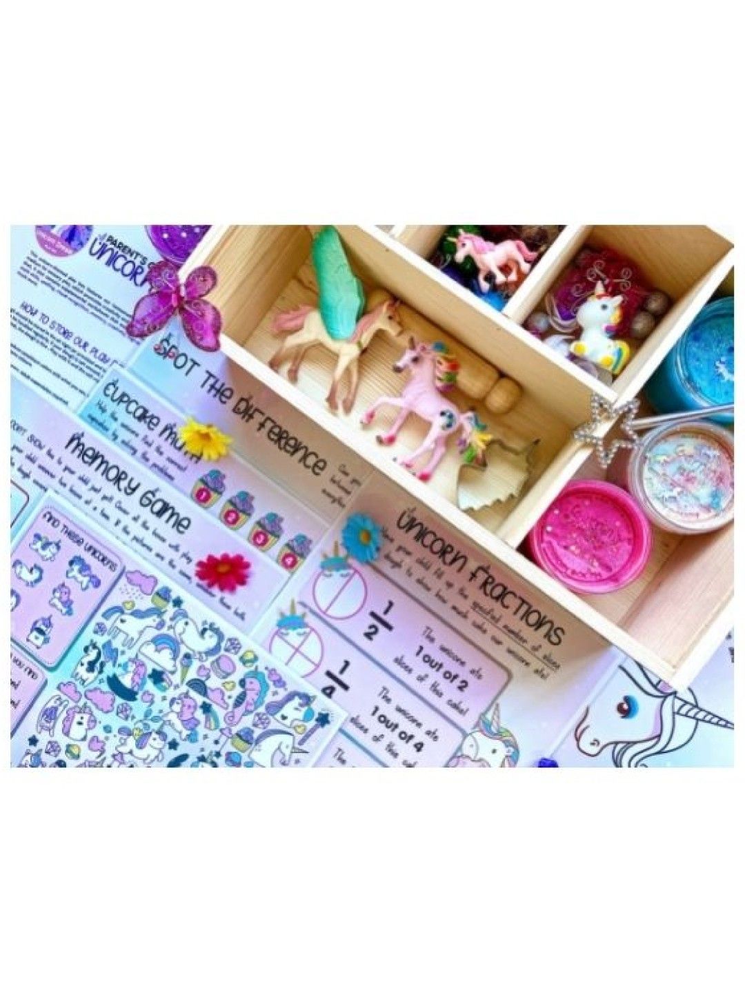 Learning Play Unicorn Dream Play Dough Box (No Color- Image 3)