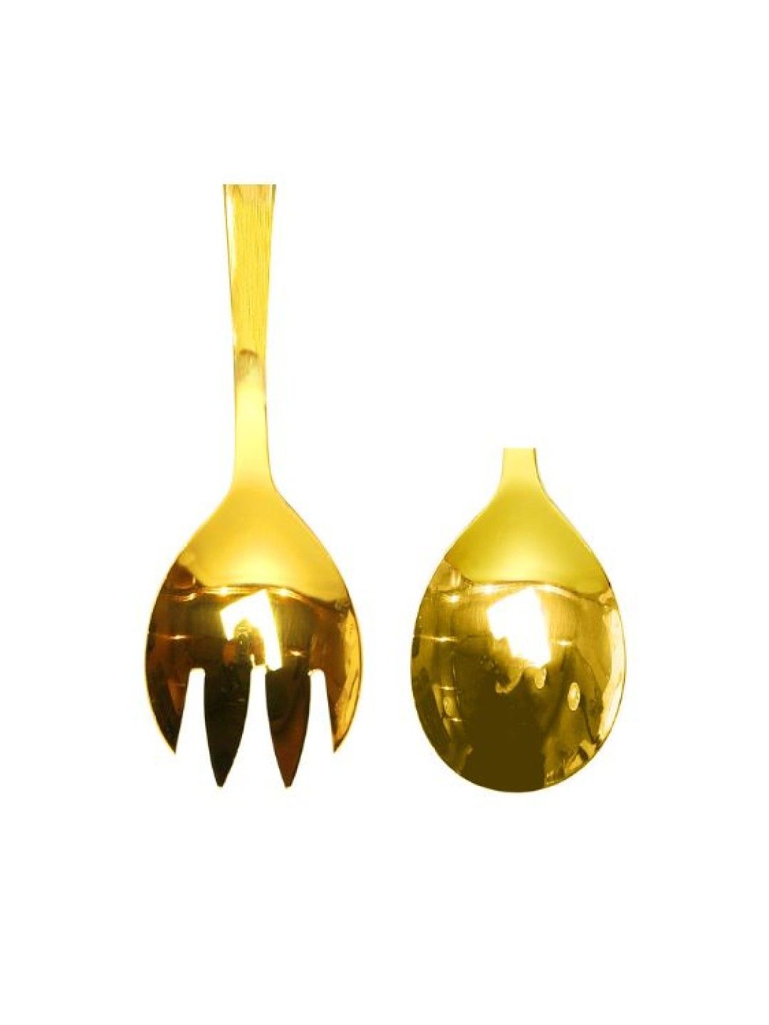 Sunbeams Lifestyle Metallic Salad Serving Set (Gold- Image 3)