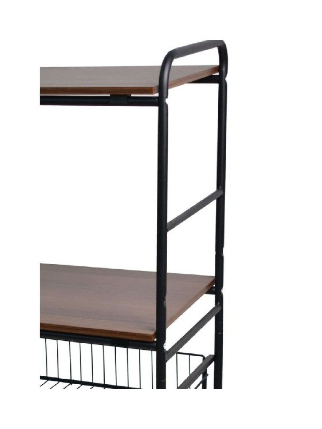 Sunbeams Lifestyle Nest Design Lab Premium Durable Kitchen Basket Rack 4-Tier with Wheels (60 x 36 x 105- Image 3)