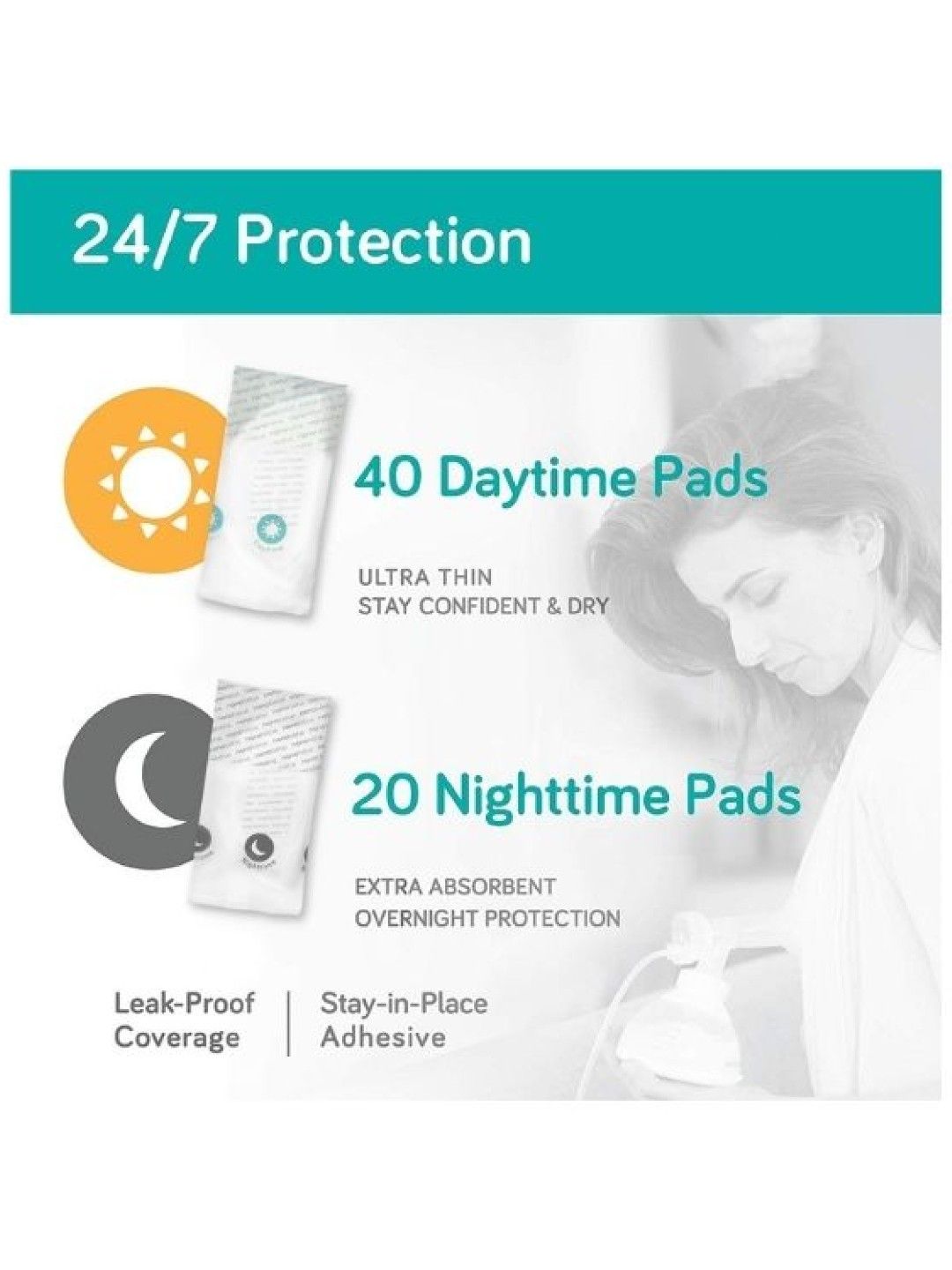 Nanobèbè Day & Night Nursing Pads (Bundle of 60) (No Color- Image 3)