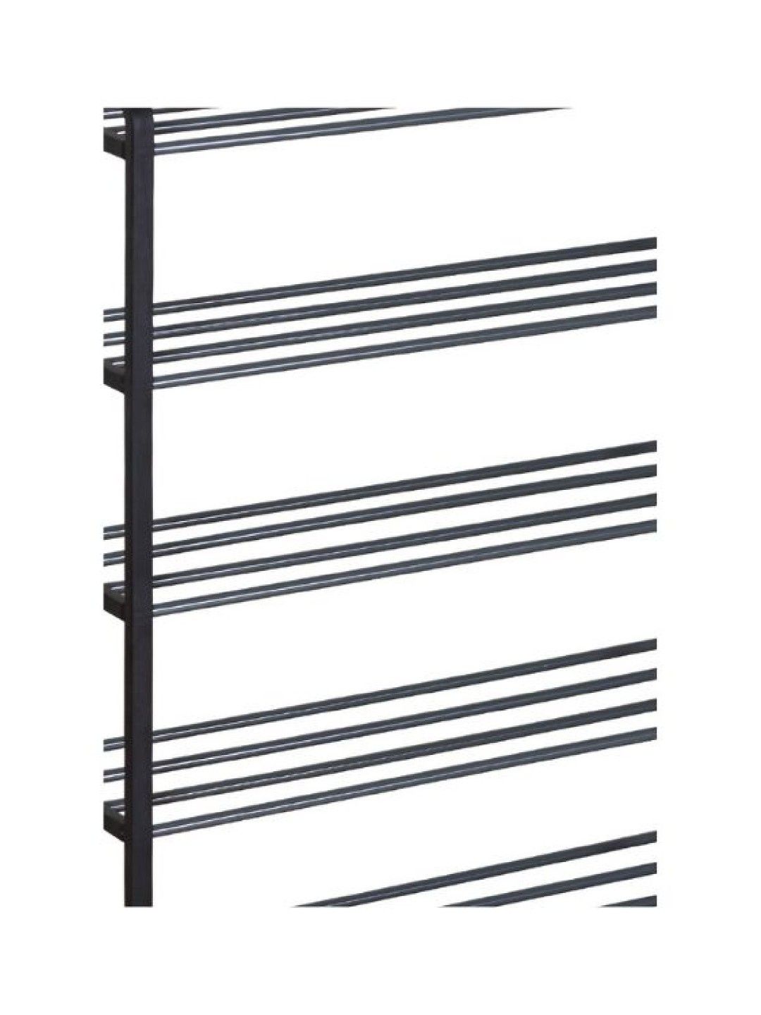 Sunbeams Lifestyle Nest Design Lab Shoe Rack (5 layers) (Black- Image 3)