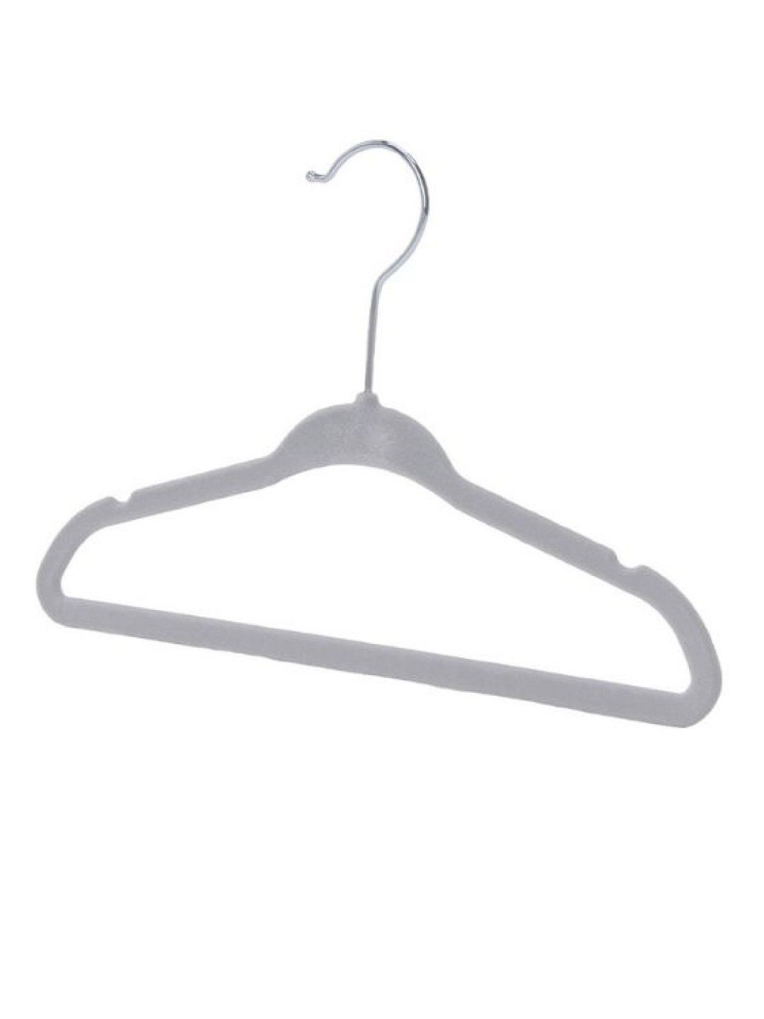 Sunbeams Lifestyle Nest Design Lab Velvet Hanger For Kids (Gray- Image 3)