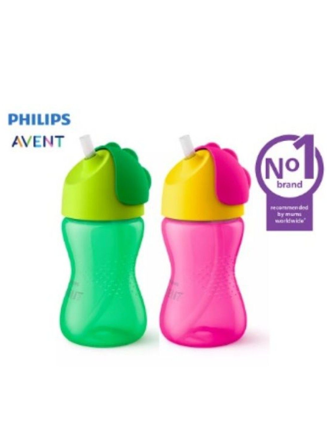 Avent 12m+ Straw Cup (10oz) (Green- Image 2)