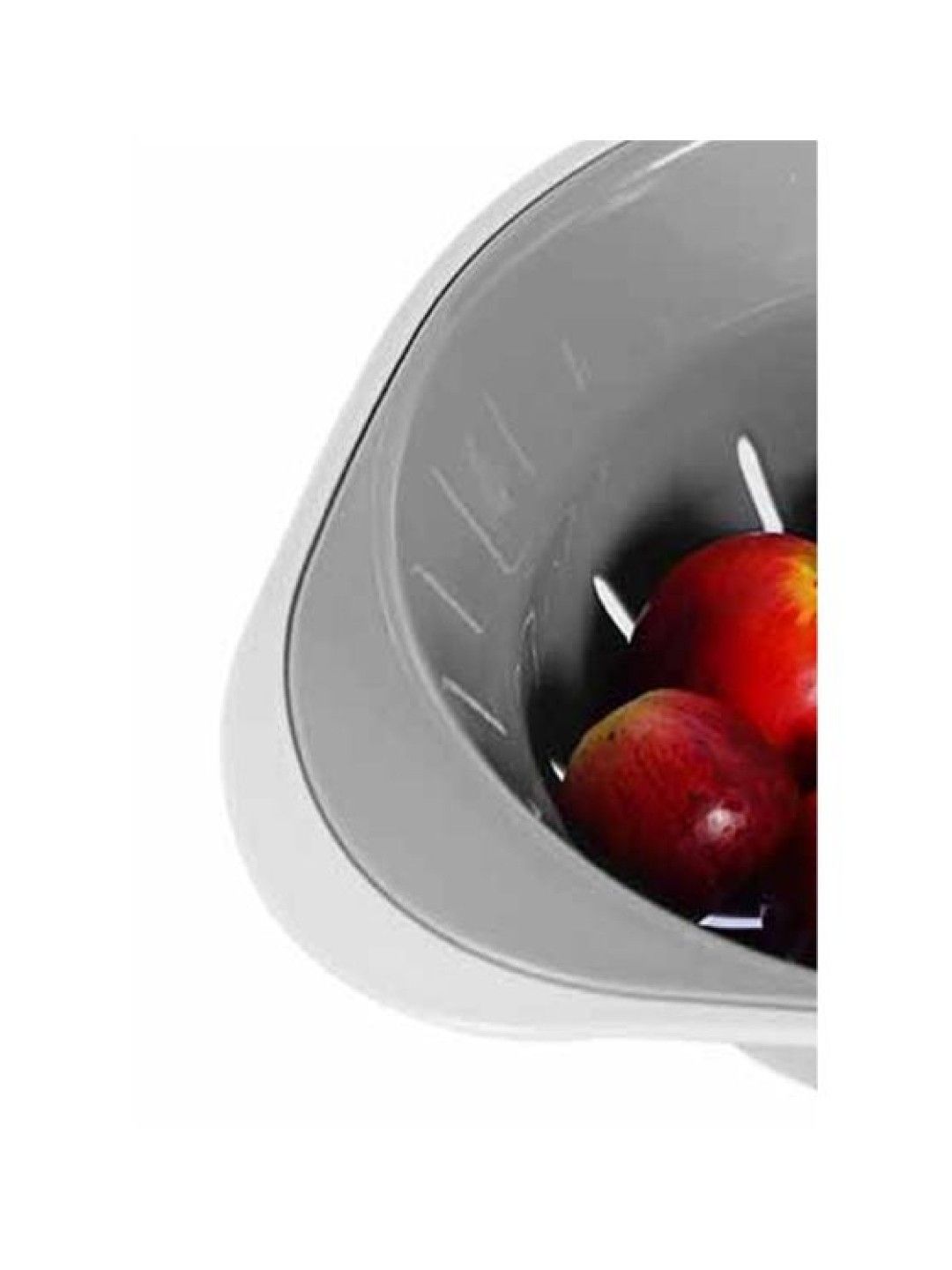 Sunbeams Lifestyle Slique Fruit Basket with Strainer (Grey) (No Color- Image 3)