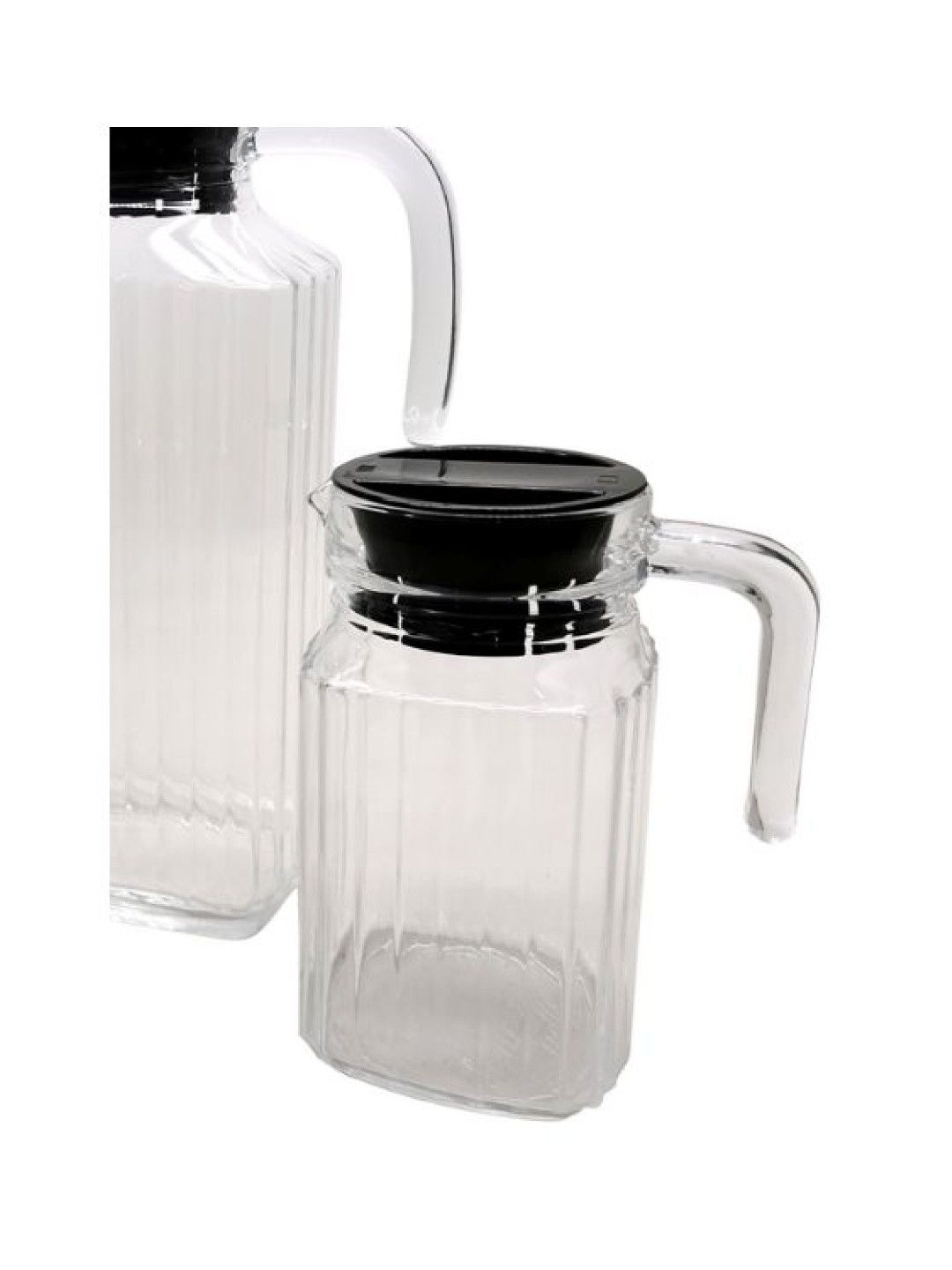 Sunbeams Lifestyle Slique Glass Pitcher with Black Lid (Premium Line Collection) (No Color- Image 3)