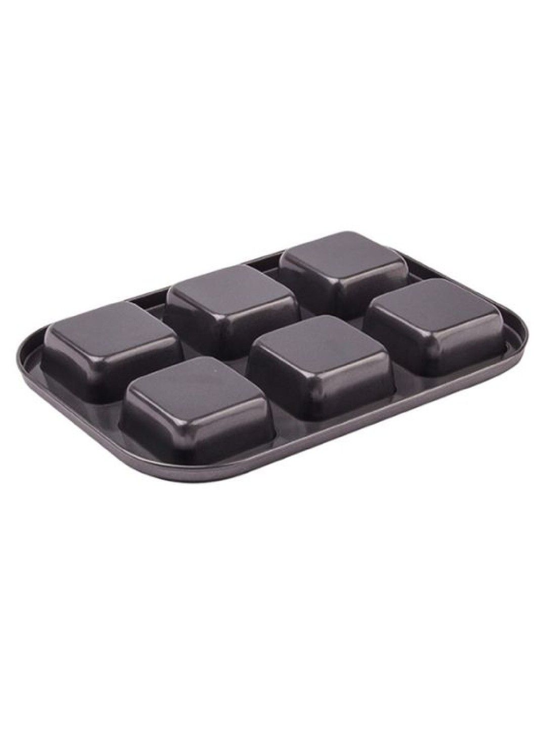 Sunbeams Lifestyle Slique Premium 6-Cup Square Muffin Pan (No Color- Image 3)
