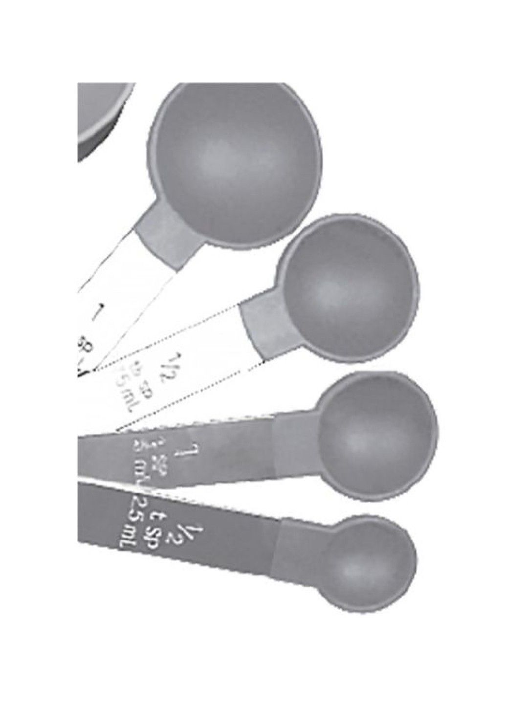 Sunbeams Lifestyle Slique Premium Stackable Measuring Cup & Spoon (Set of 8) (No Color- Image 1)