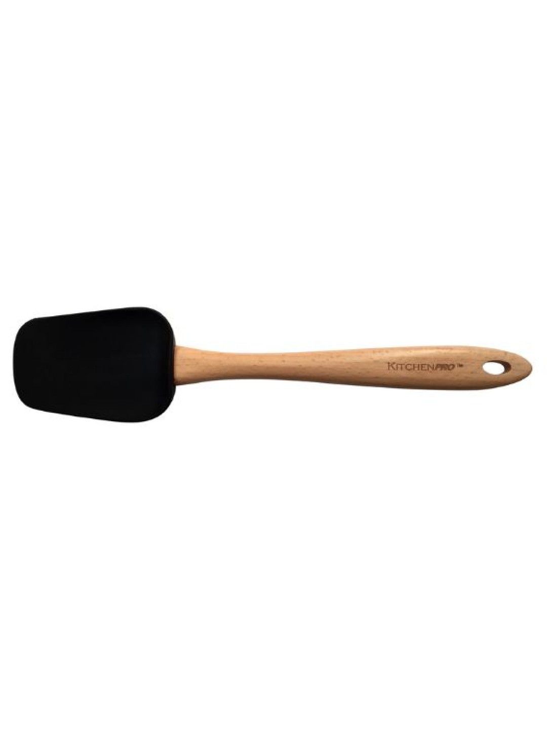 KitchenPro Beech Wood Multipurpose Silicone Spatula (12in) (No Color- Image 3)