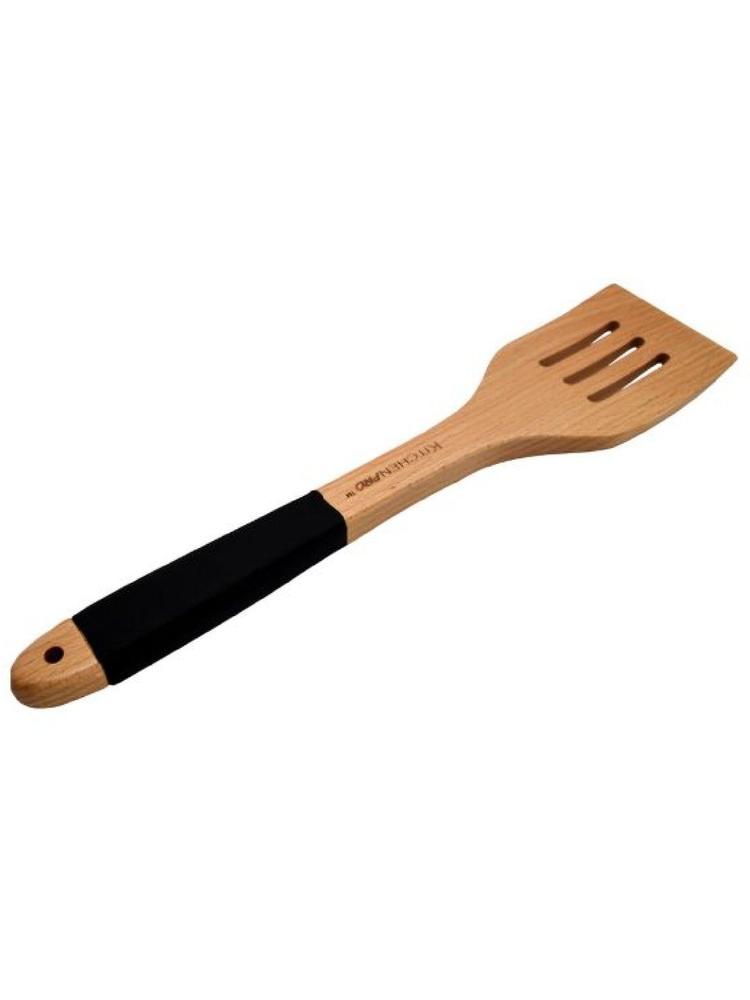 KitchenPro Beech Wood Slotted Turner (12in) (No Color- Image 3)