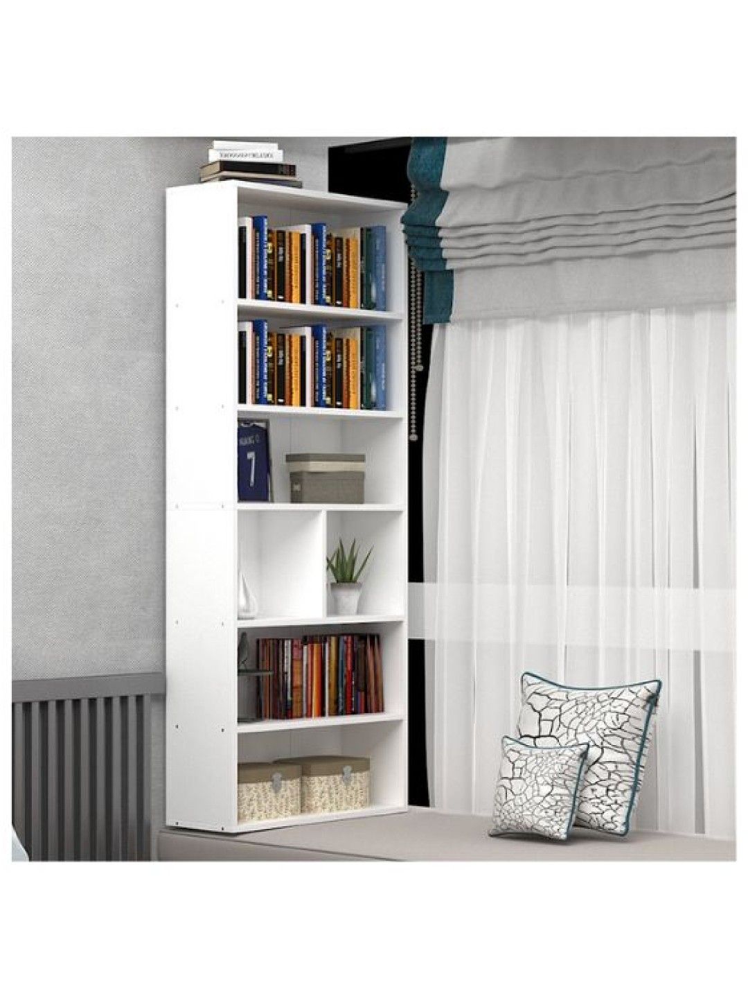 Furnlite 6-Layer Bookshelf (No Color- Image 3)