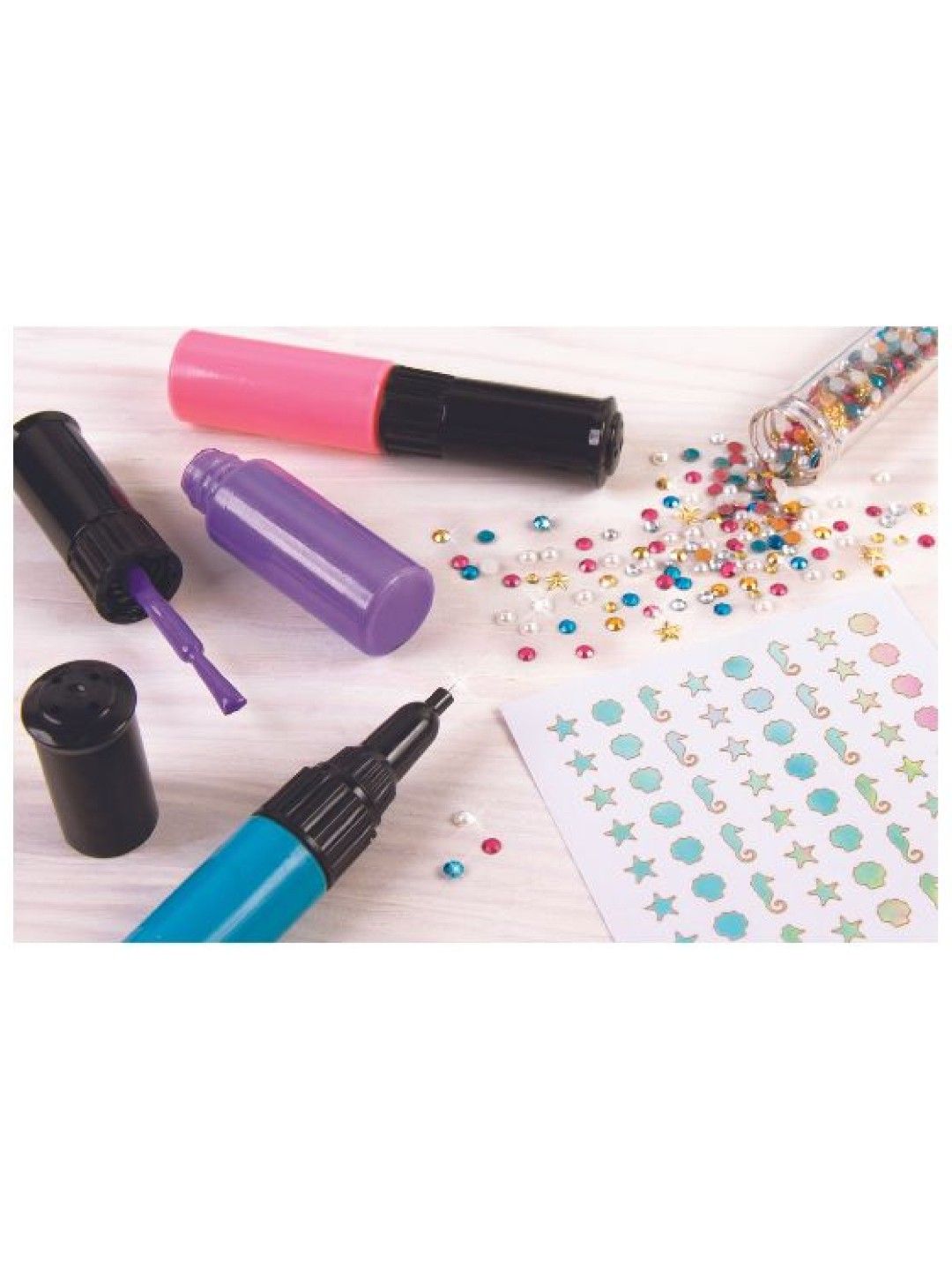 Make It Real Paint & Sparkle Mermaid Nail Art (No Color- Image 3)