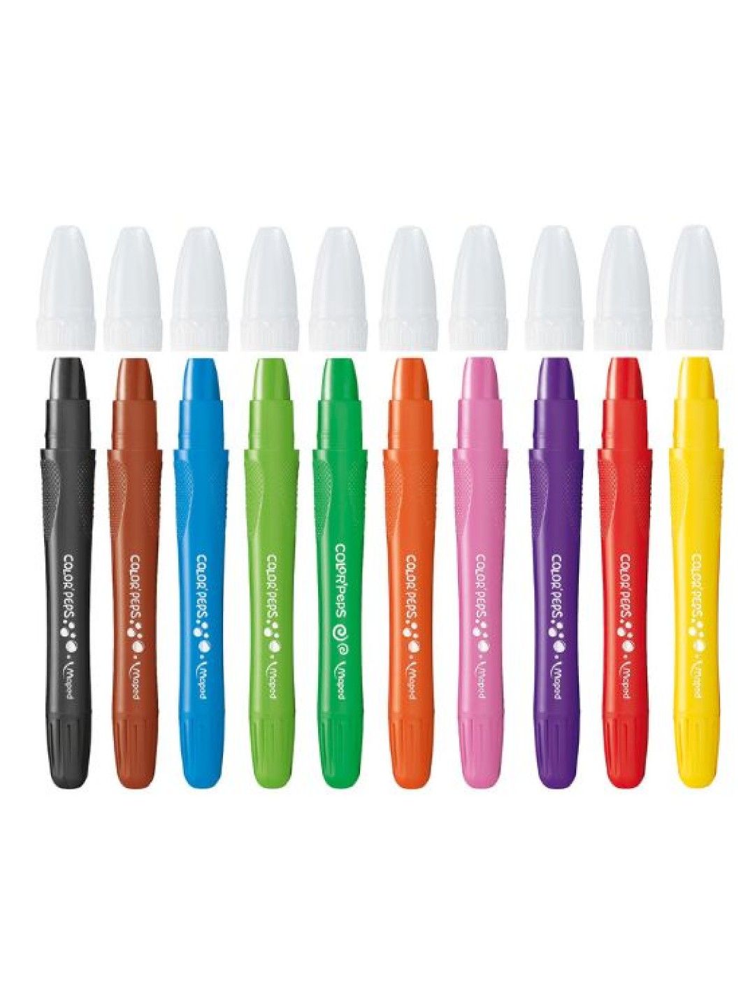 Maped Color'Peps Smoothy Gel Crayons - (Set of 10) (No Color- Image 1)