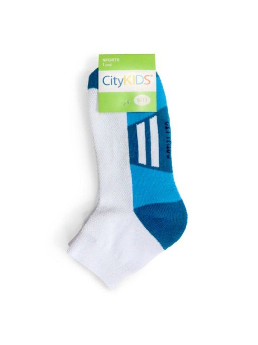 CityKids 4-Line Design, Sports Socks (Dark Blue / Blue- Image 3)