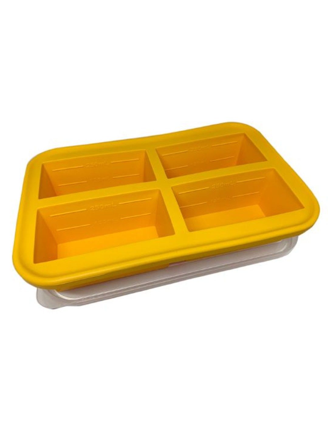 Mason Cubes PH Silicone Freezer Tray (4 Cavities) (Yellow- Image 3)