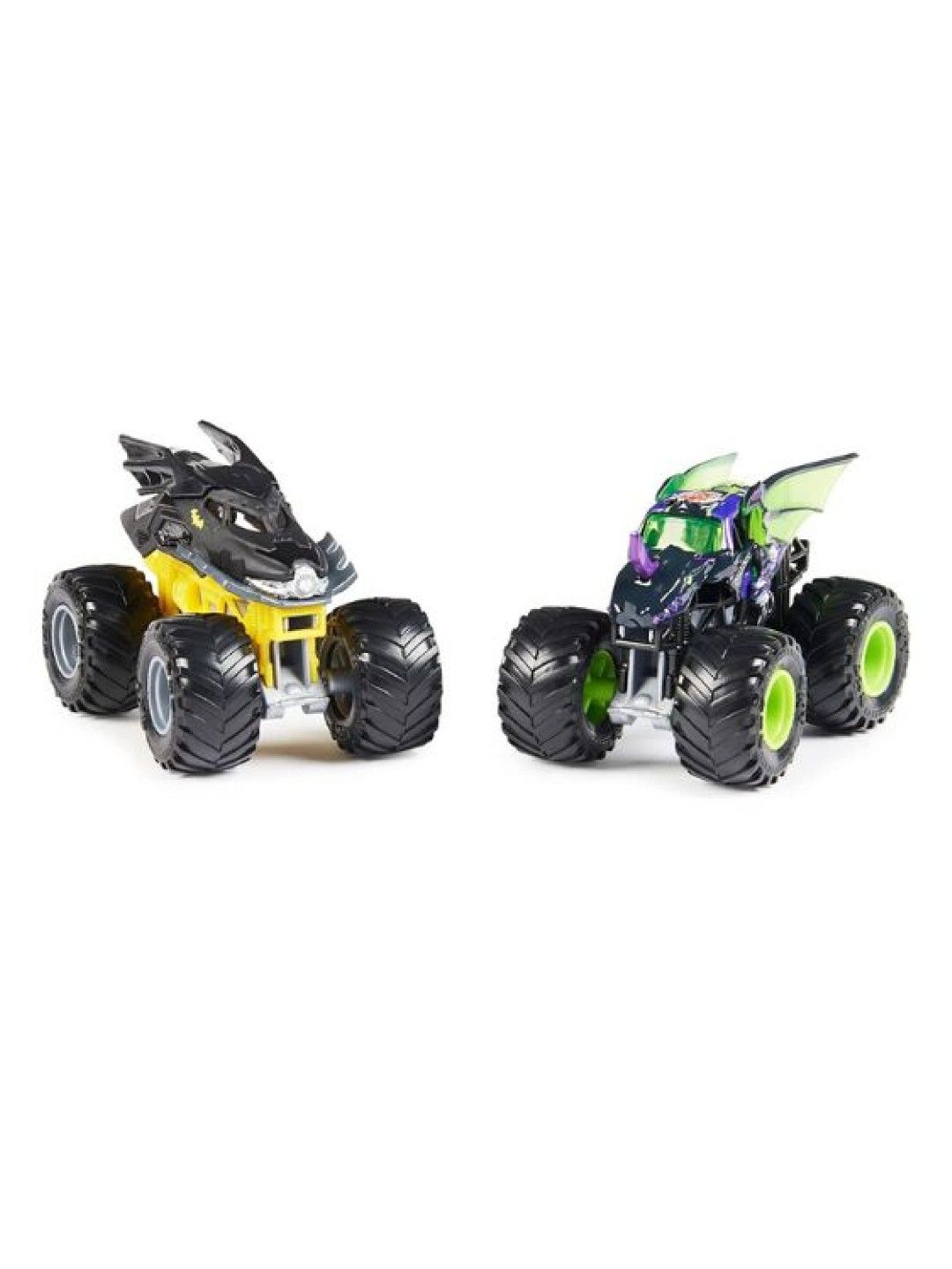 Monster Jam 1:64 Diecast 2-Pack Darkus Neo Dragonoid vs Batman Batmobile (No Color- Image 1)