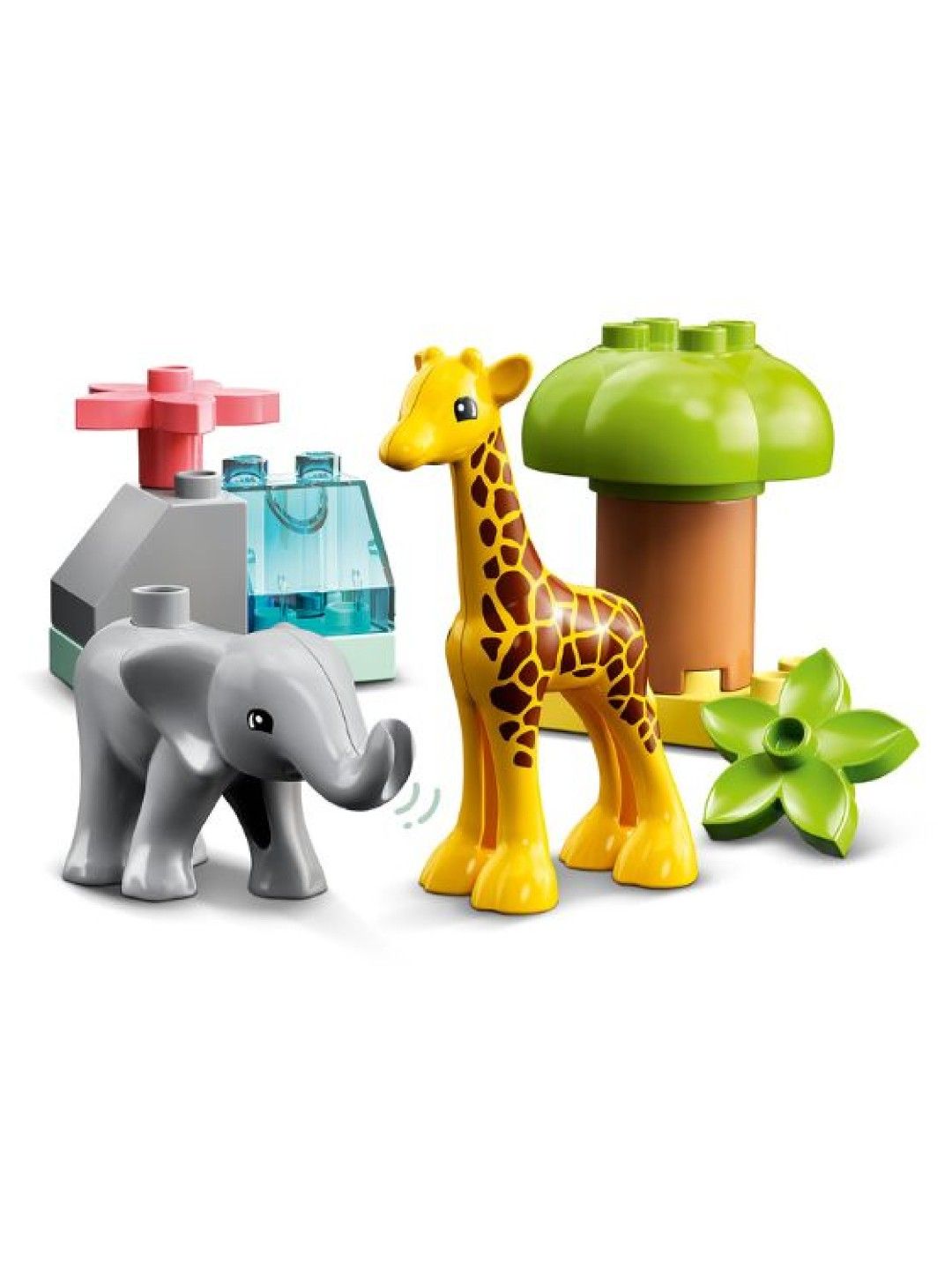 Lego Duplo Wild Animals of Africa Building Blocks (10pcs) (No Color- Image 1)