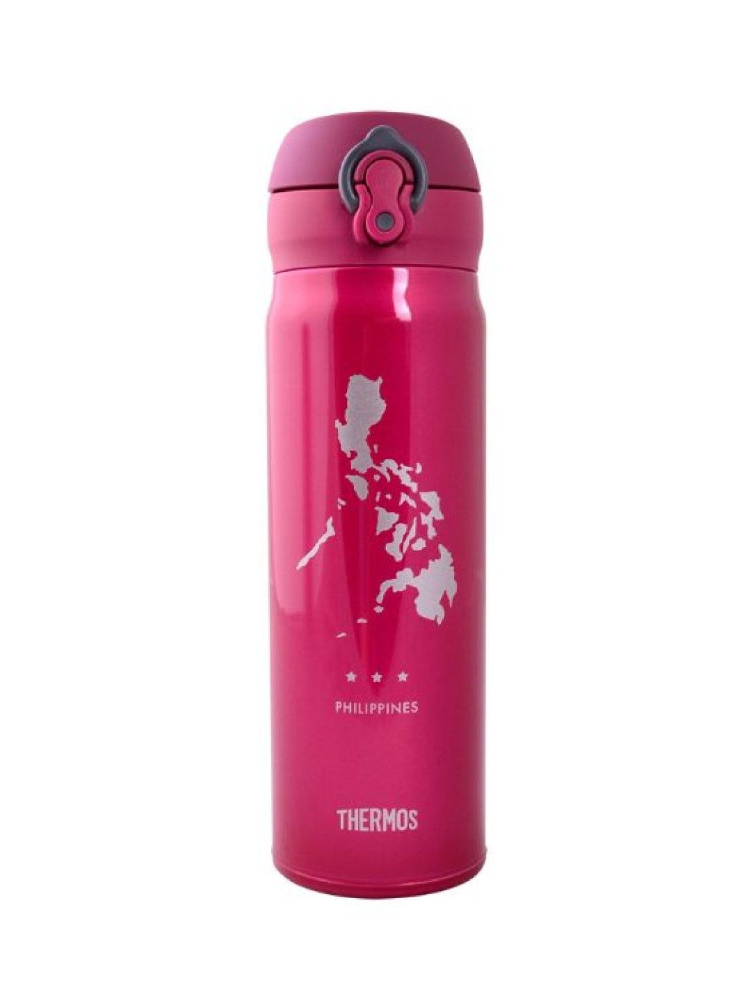 Thermos JNL-502P Insulated Drinking One Push Tumbler - Philippine Map/Great Red (500ml)