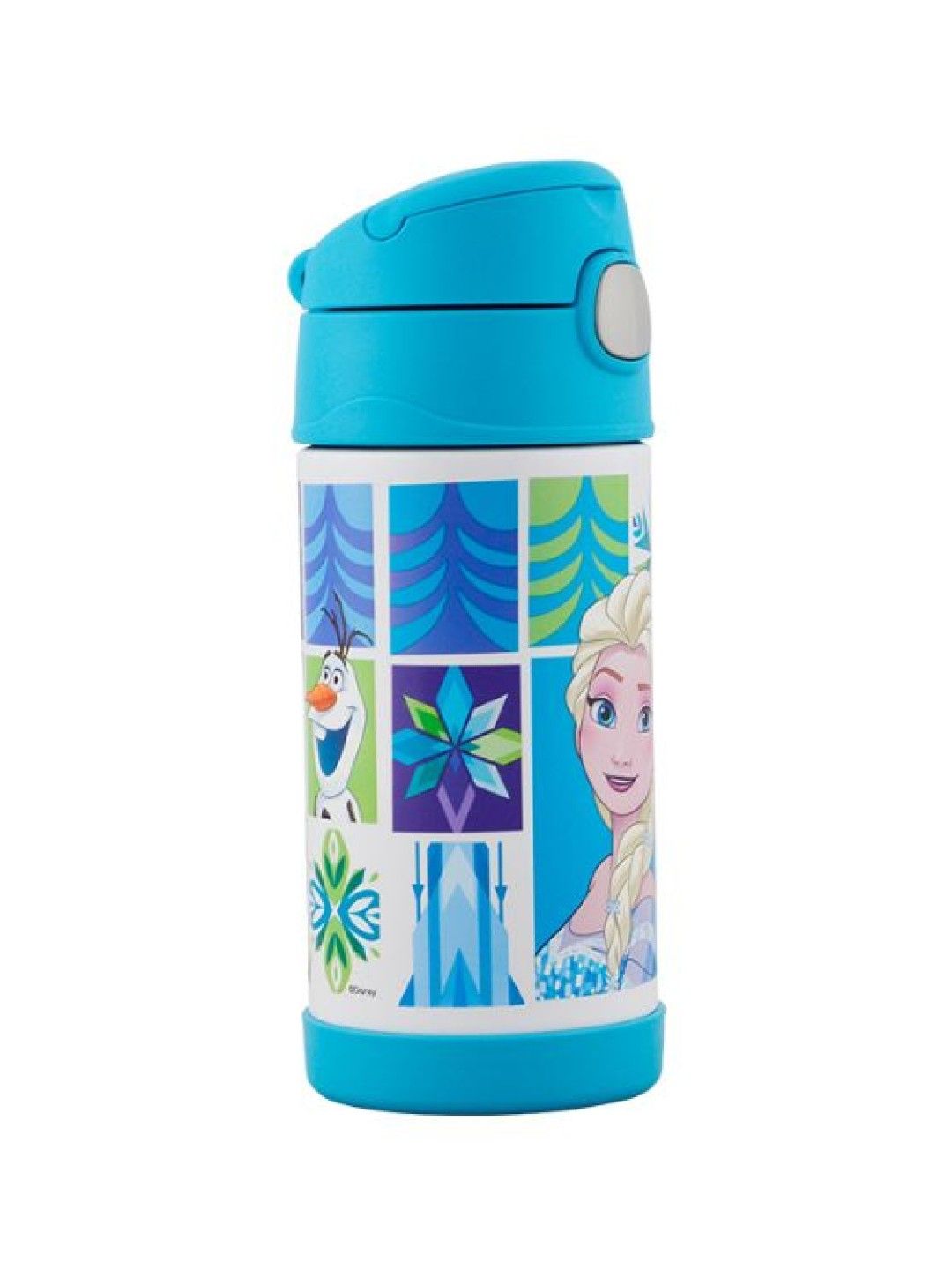 Thermos F4017FZS Water Straw Bottle for Kids - Disney Frozen (350ml) (No Color- Image 3)