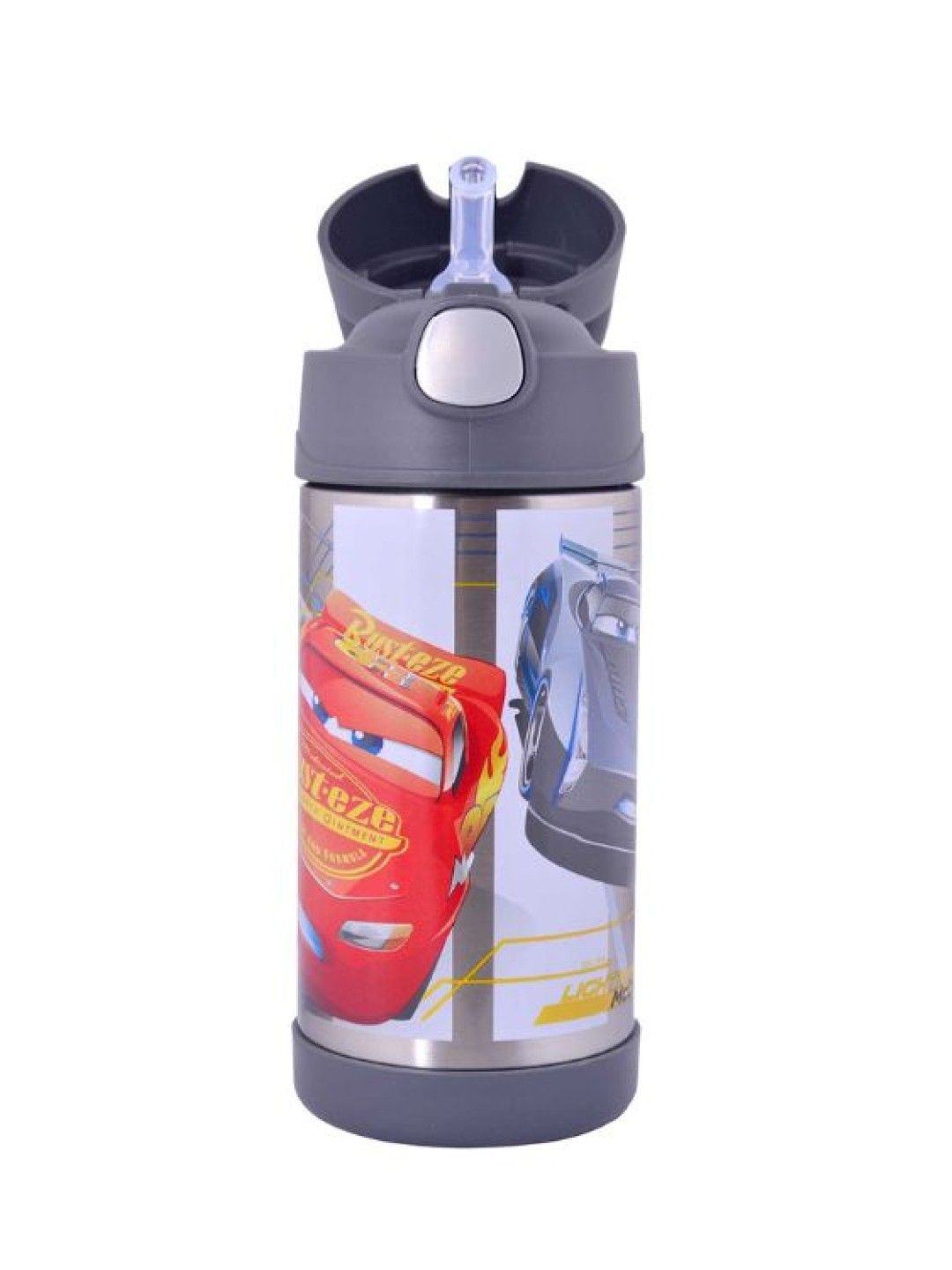 Thermos F4017CRS Water Straw Bottle for Kids - Disney Cars (350ml ...