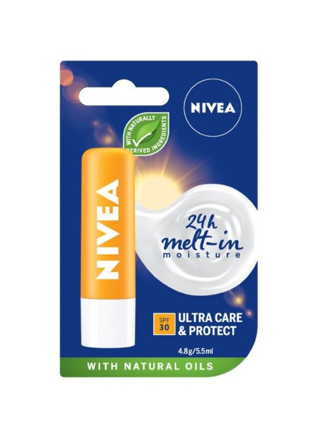 NIVEA Lip Ultra Care and Protect Lip Balm w/ SPF 30, 5.5ml (No Color- Image 3)