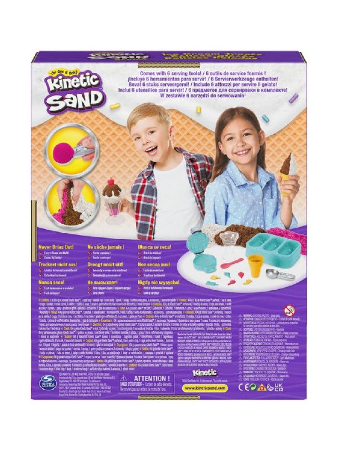 Kinetic Sand Ice Cream Treats (No Color- Image 2)