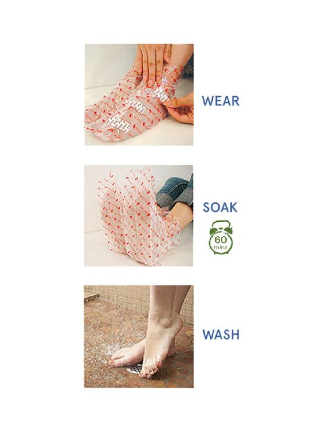 Baby Foot Easy Pack Men's 60 (L size) (No Color- Image 2)