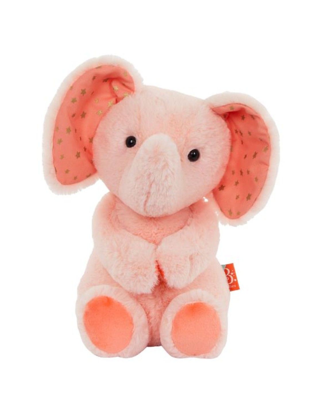 B.Toys B. Classic Plush Elephant - Pink (No Color- Image 3)