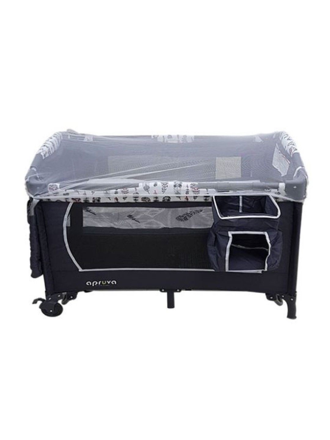 Apruva PP-800 Playpen w/ Rocking and Soft Toys Mobile (White- Image 3)