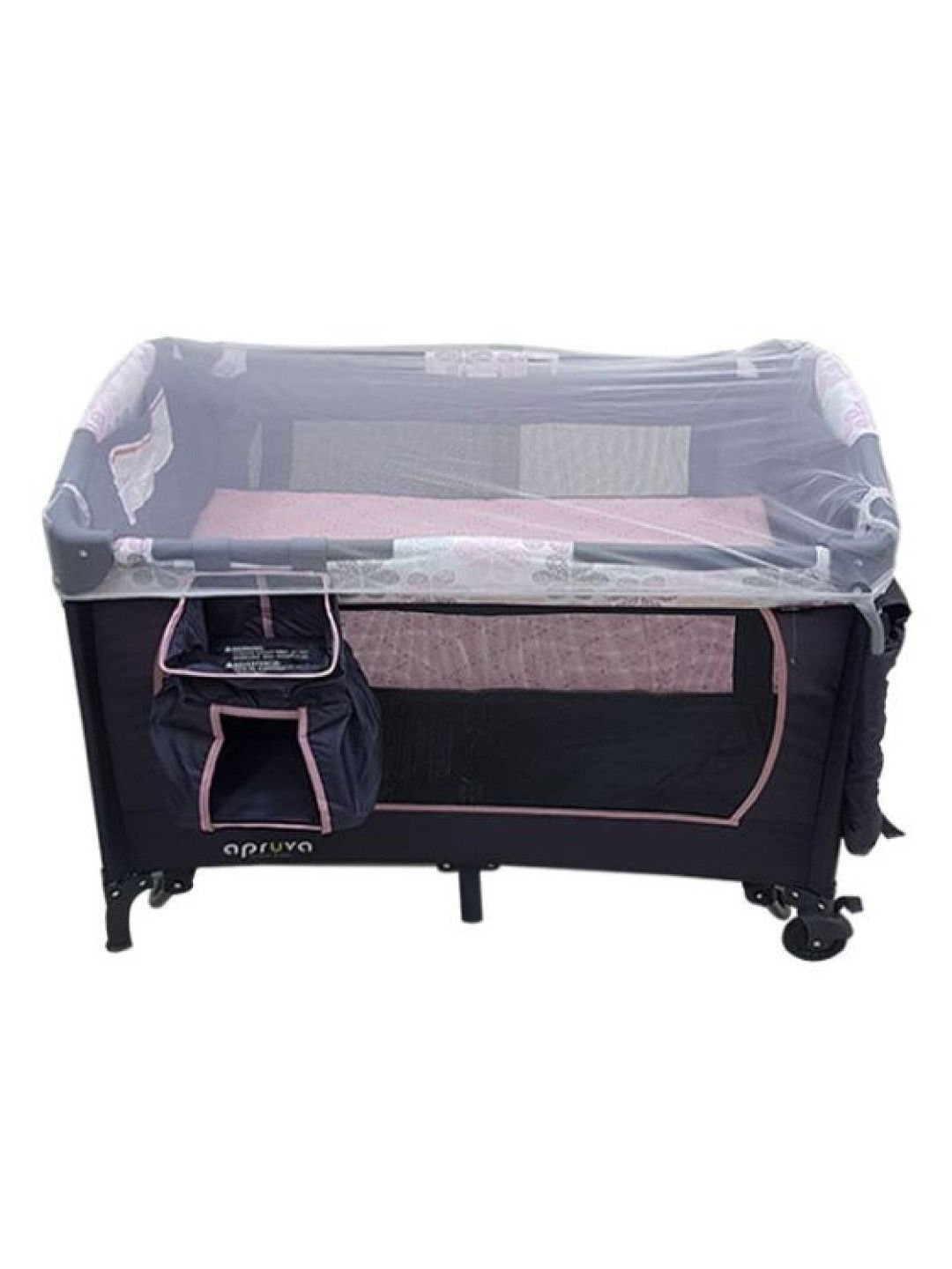 Apruva PP-800 Playpen w/ Rocking and Soft Toys Mobile (Pink- Image 3)