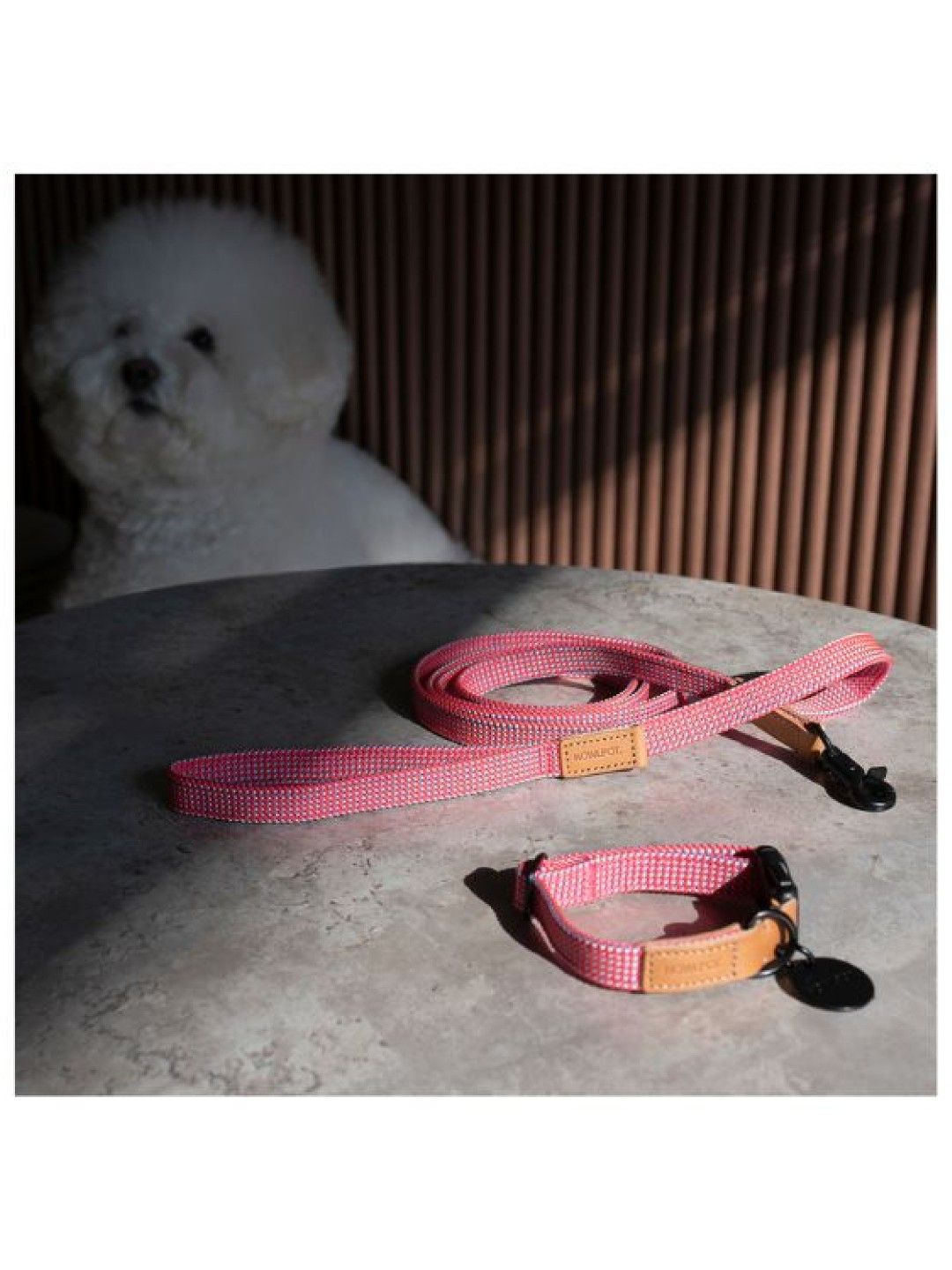 Howlpot We are tight Ribbon Leash - Flamingo (No Color- Image 2)