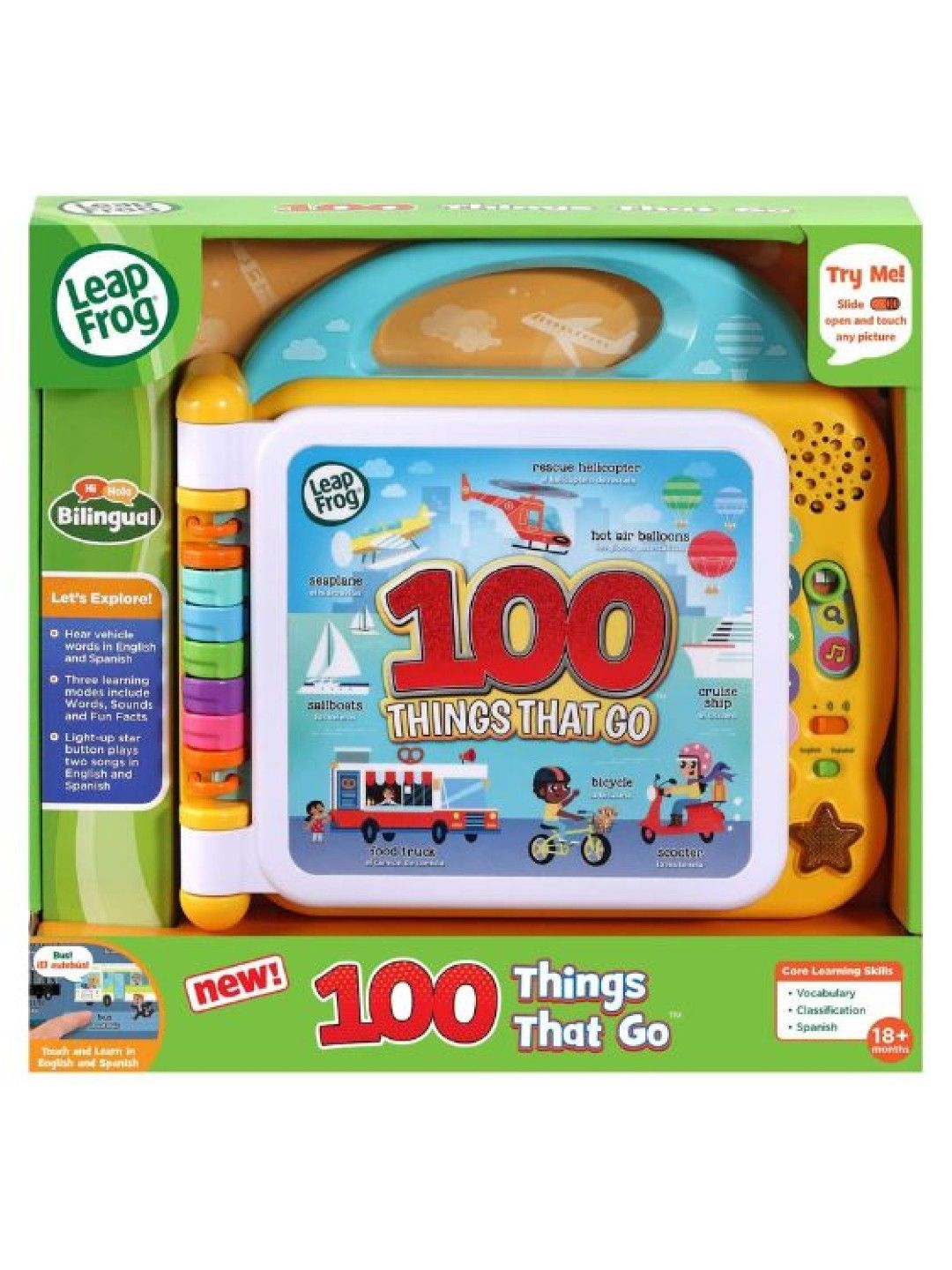 Leapfrog 100 Things That Go - Bilingual (No Color- Image 3)