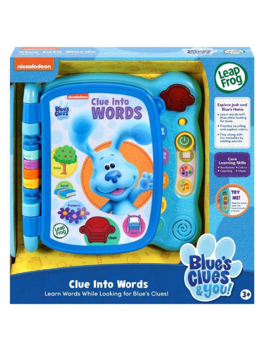 Leapfrog Learn Words with Blue Book (Ages 3+ Years) (No Color- Image 3)