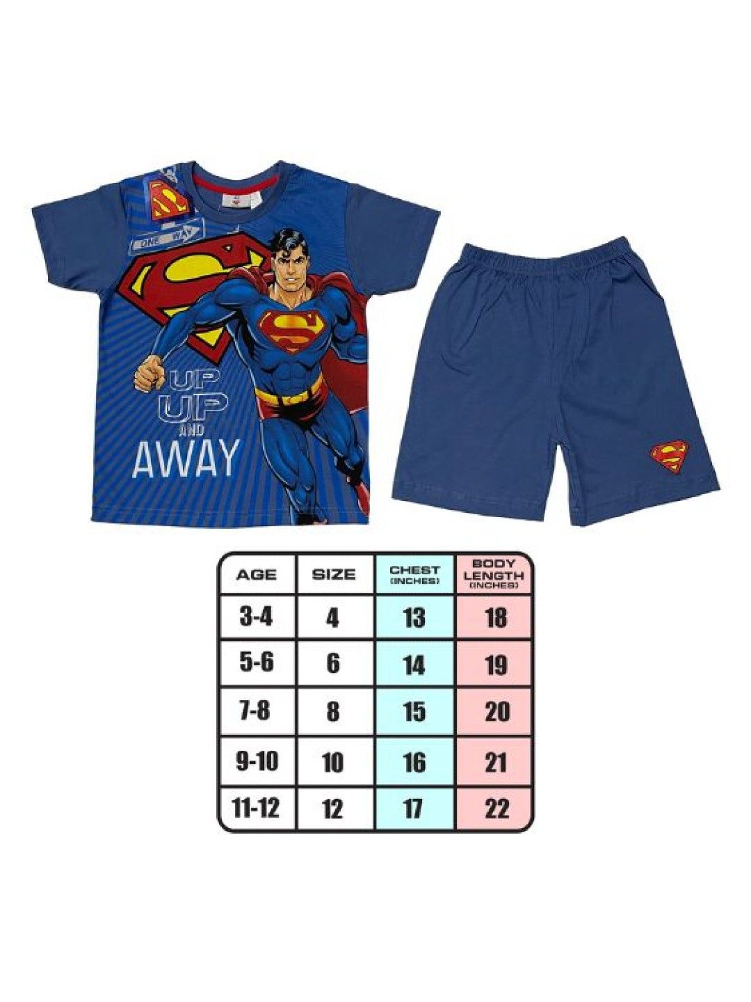 Warner Brothers DC Comics Superman One Way Speed Shorts Set (No Color- Image 3)