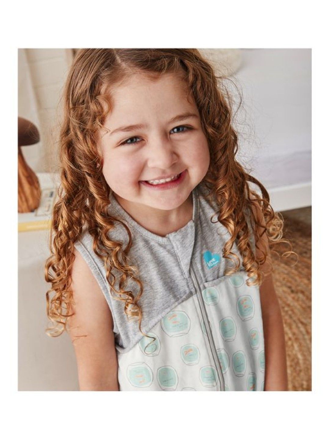 Love To Dream LTD Organic Cotton Sleep Bag .2Tog (Turquoise- Image 3)