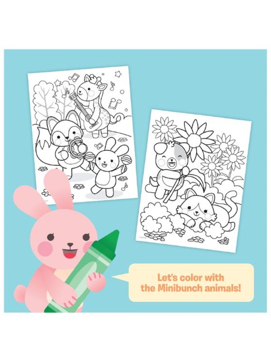 Joytoy Minibunch Coloring Book (No Color- Image 3)