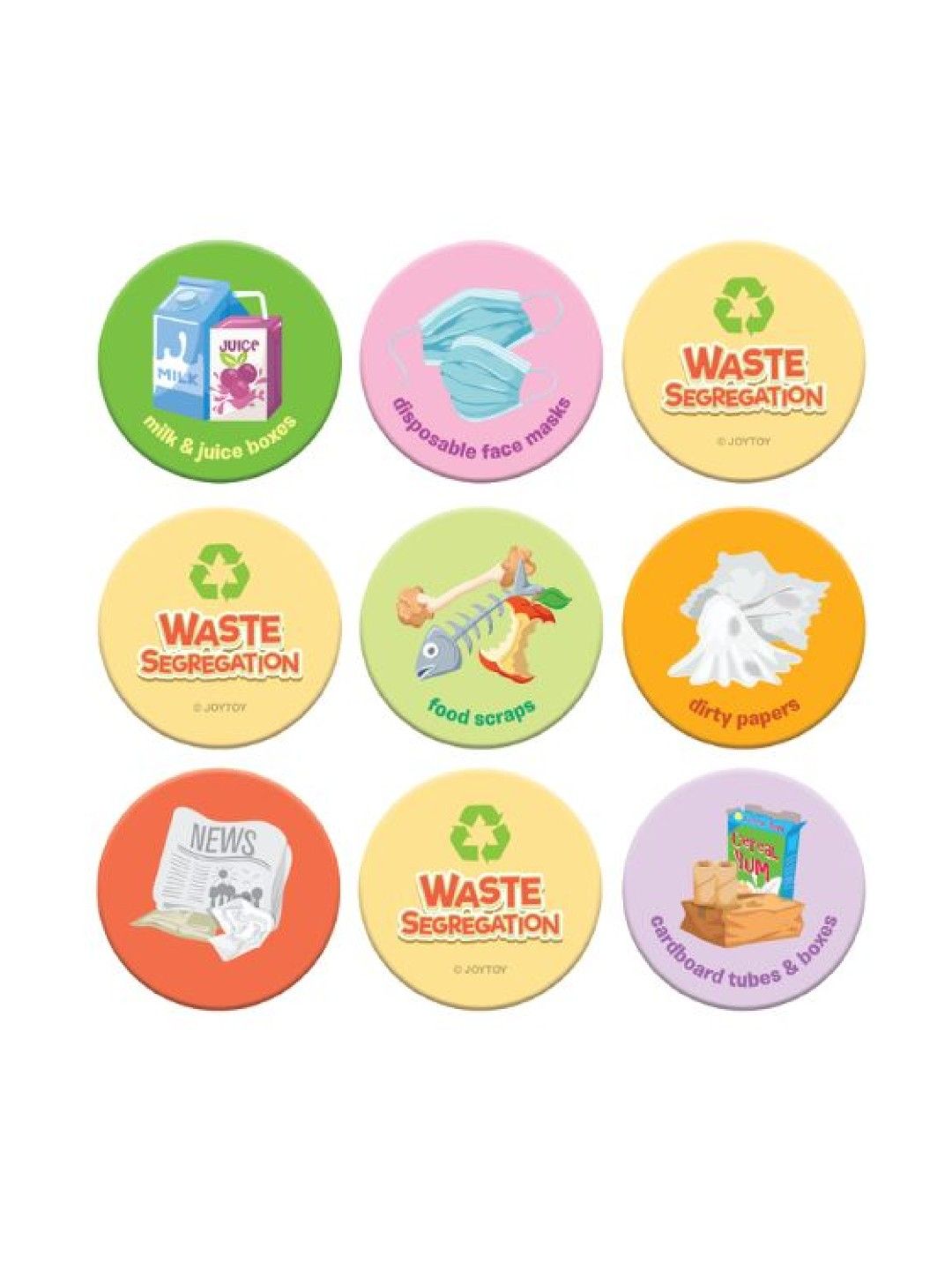 Joytoy Waste Segregation & Memory Game 2-In-1 (No Color- Image 3)