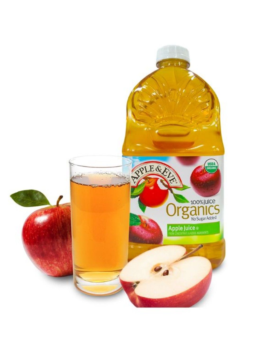 Apple & Eve Organic Apple Juice 48oz / 1.42L (No Sugar Added) (No Color- Image 3)