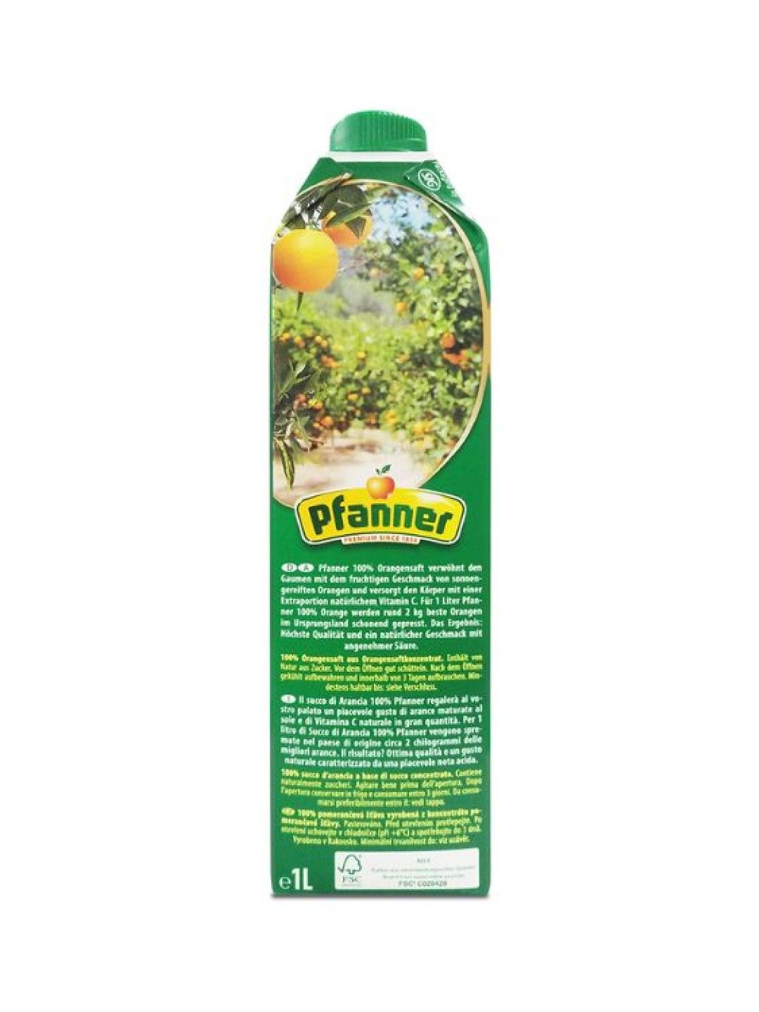 Pfanner Orange Juice (1L) (No Color- Image 3)