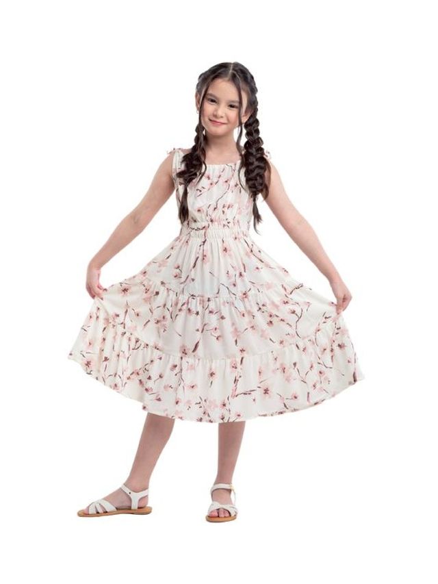 Treehouse Kids Anikka Sleeveless Dress in Floral