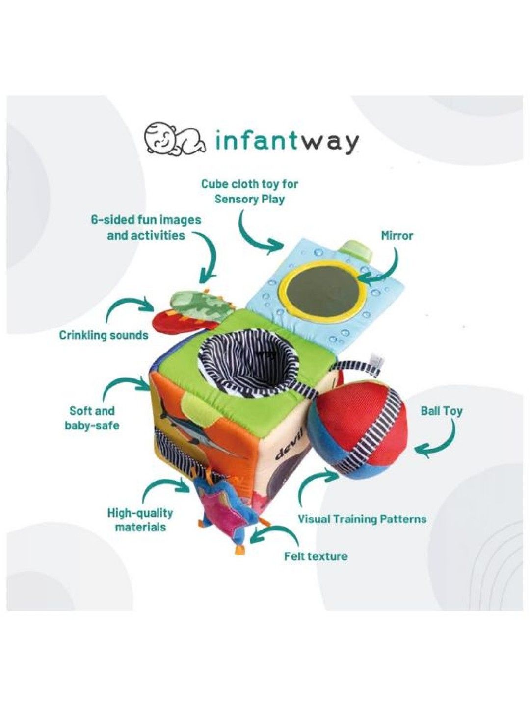 Infantway Fun Friends Activity Block (No Color- Image 3)