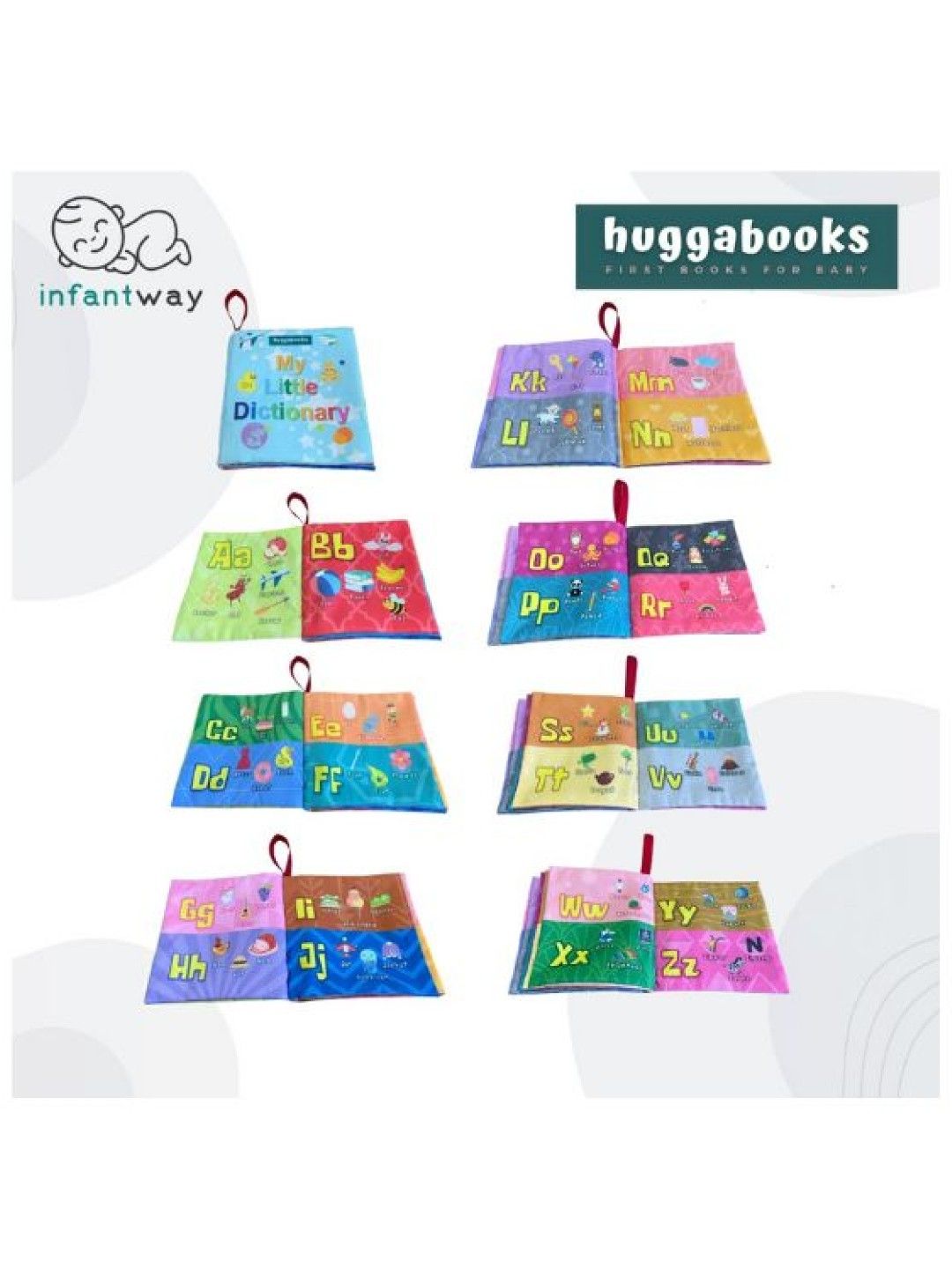 Infantway Huggabooks My Little Dictionary Cloth Book (No Color- Image 3)