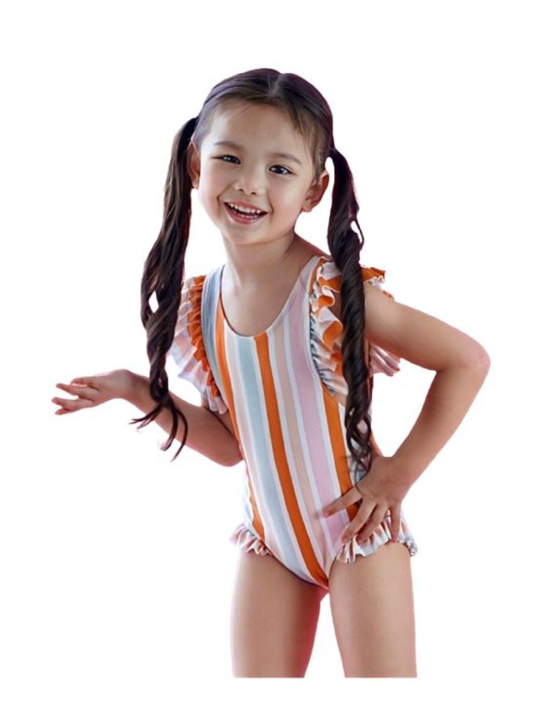 Little Paddler Swimsuit For Kids Little Iris One-Piece Swimsuit (Bohemian Stripes) (No Color- Image 3)