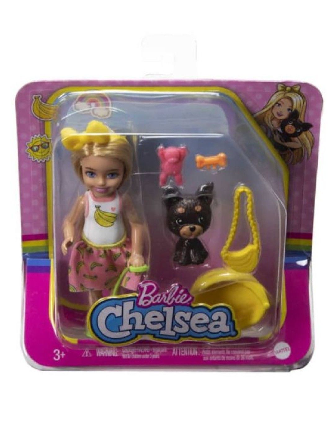 Barbie Chelsea + Pet Puppy (No Color- Image 4)