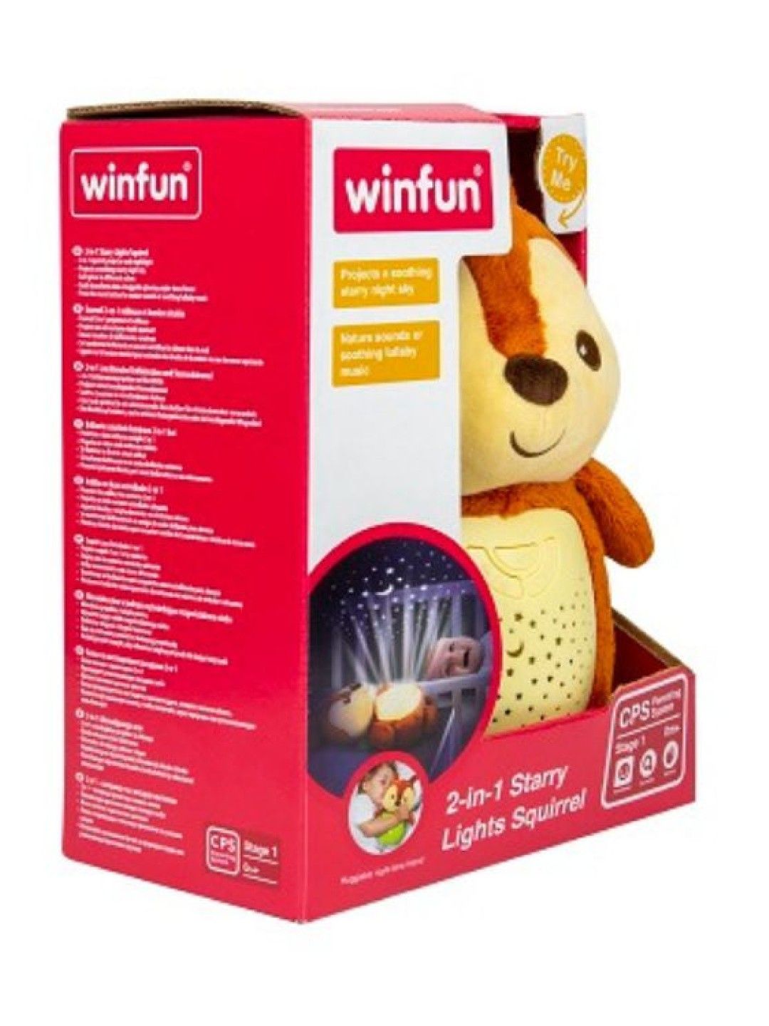 winfun 2 in 1 Starry Lights Squirrel (No Color- Image 3)