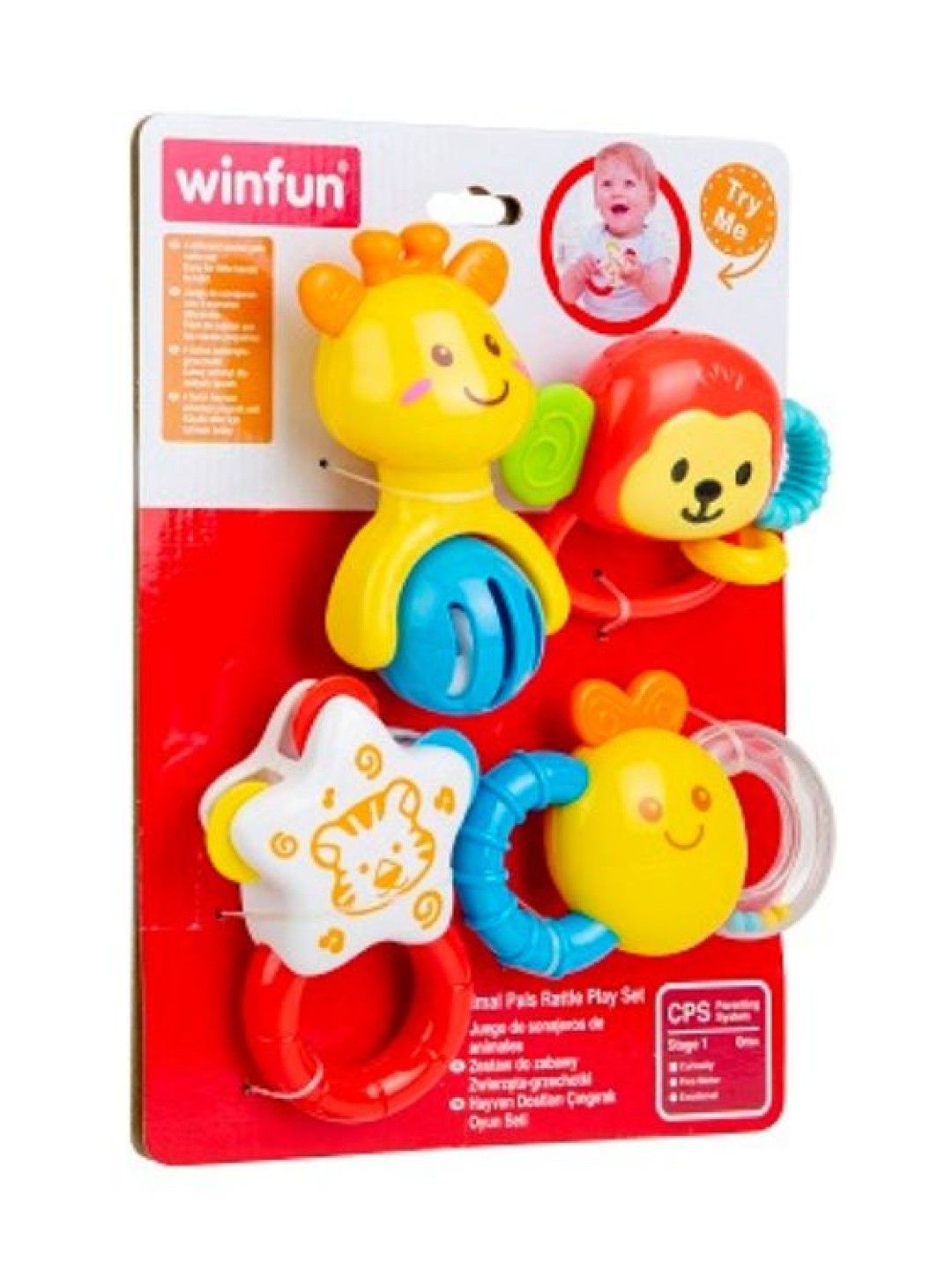 winfun Animal Pals Rattle Play Set (No Color- Image 3)