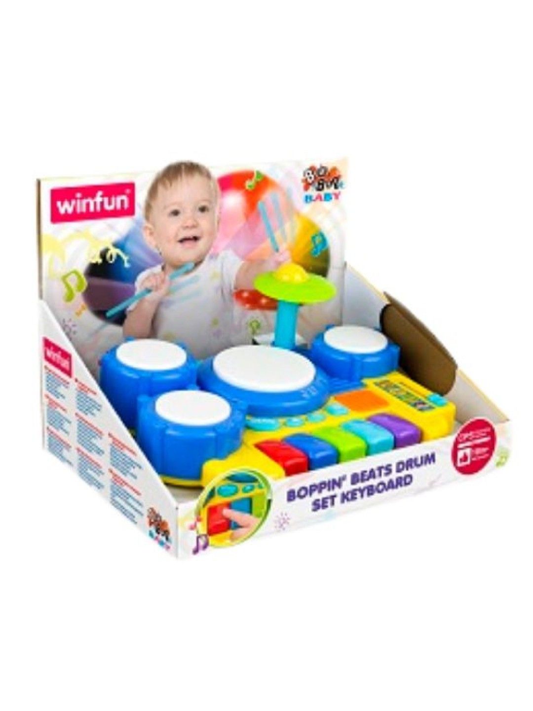 winfun Boppin Beats Drum Set Keyboard (No Color- Image 3)