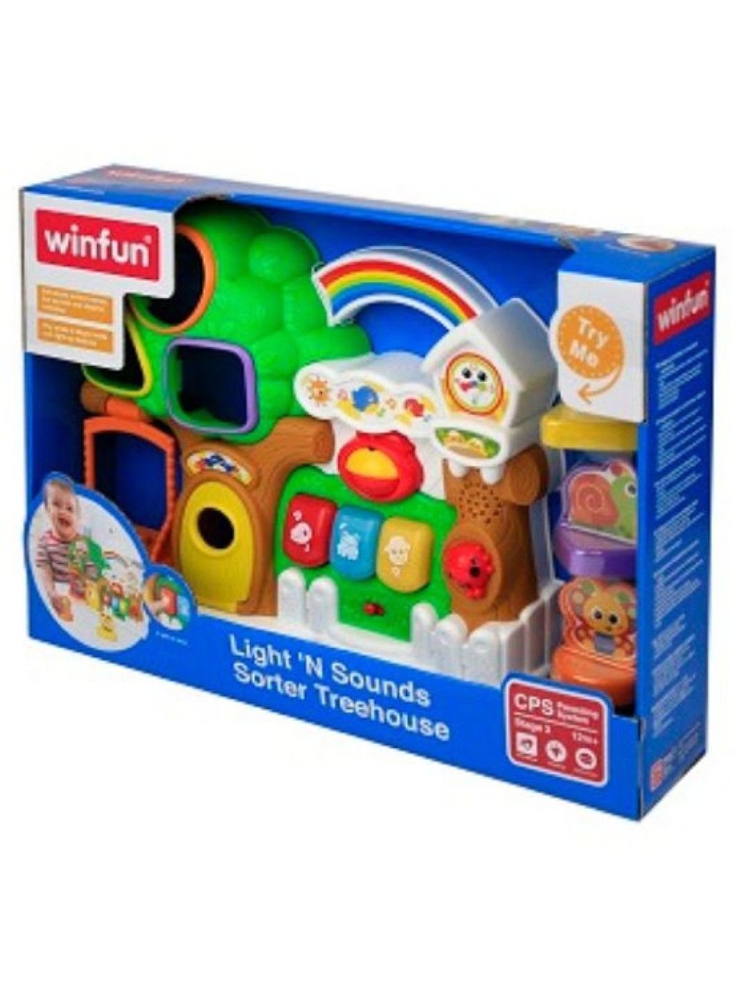 winfun Lights N' Sounds Sorter Tree House (No Color- Image 3)